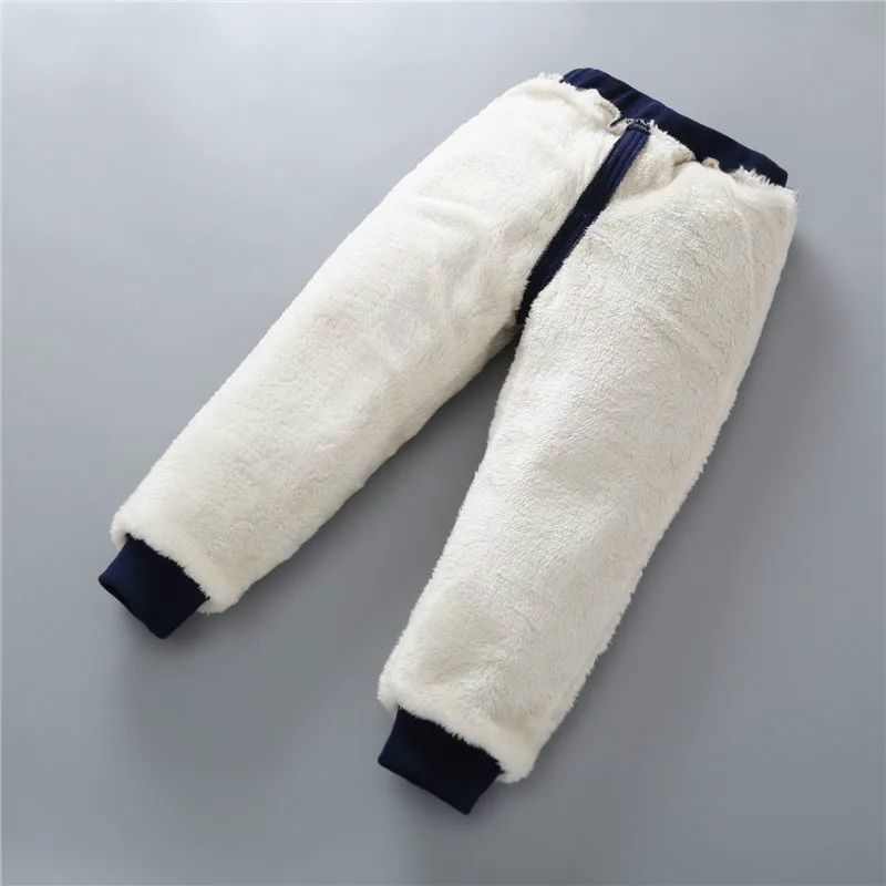 

Plus Velvet Boy Kids Winter Pants New 2018 Autumn Children Casual Trousers Baby Girls Pants Kids Boys Warm Tracksuit Pants