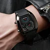 Men's LED Aviation-Style Sports Watch - Square Face, Slim Design, Ideal Gift 6