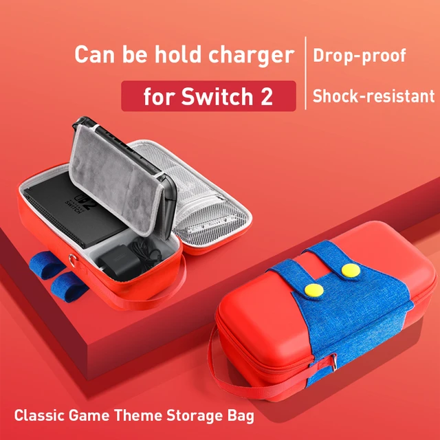Switch 2 Hard Shell Carrying Case, Storage Bag for Console & Accessories 3
