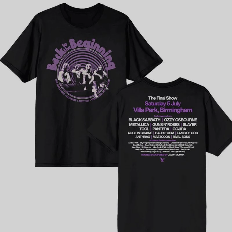 Black Sabbath and Ozzy Osbourne Back To The Beginning Merch