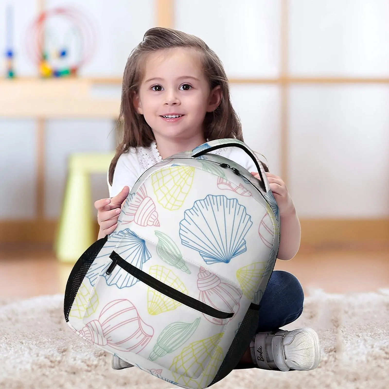 Personalized Backpacks Girls Bags for Kids Cute Kindergarten Schoolbag Breathable Shoulder Straps Children's Satchel