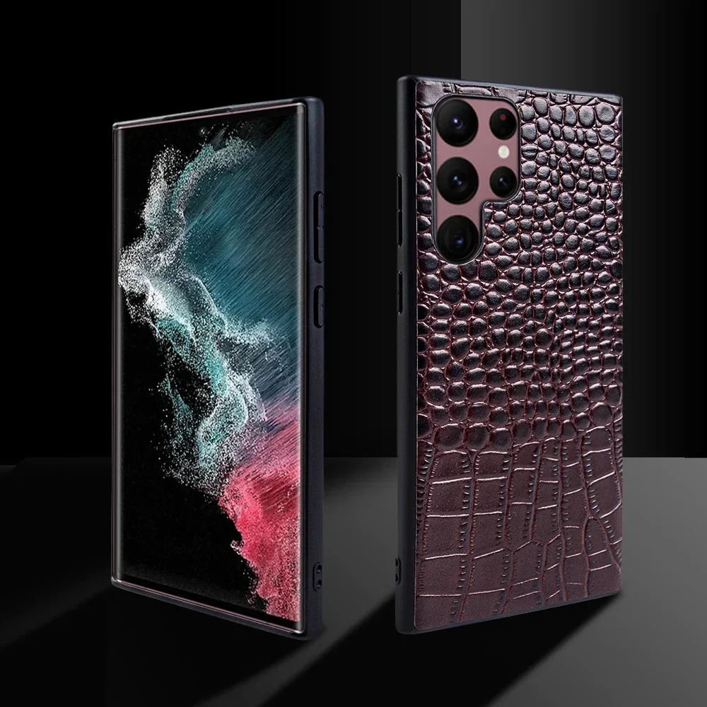 Premium Genuine Leather Phone Case – Elegant and Durable Protection
