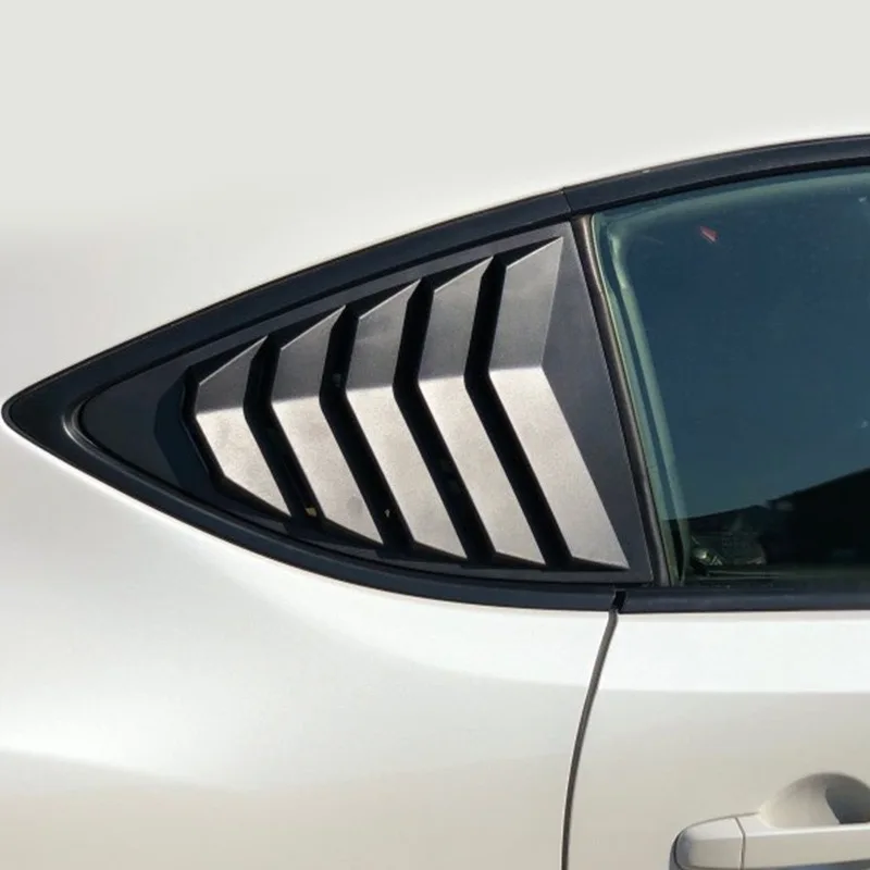 Persianas Estilo Louvers Para Ventanas Laterales De Subaru BRZ/Toyota GR86 2022-2024 - ABS Negro