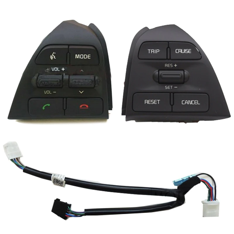 

967001Y500 Cruise Control Volume Music Button and Wire Steering Wheel Button for KIA PICANTO MORNING 2015 2016 2017