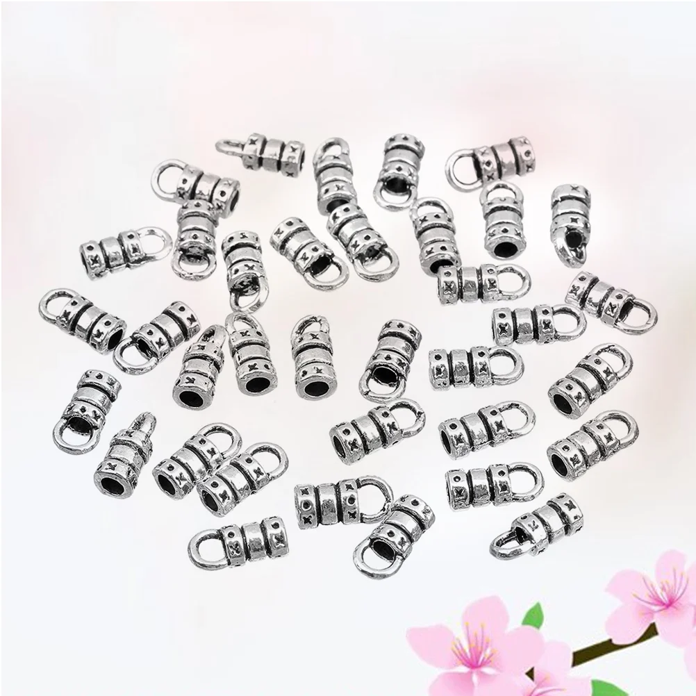 

100 PCS Strap Buckle Connection Clasp Alloy Jewels DIY Bracelet Jewellery End Cap