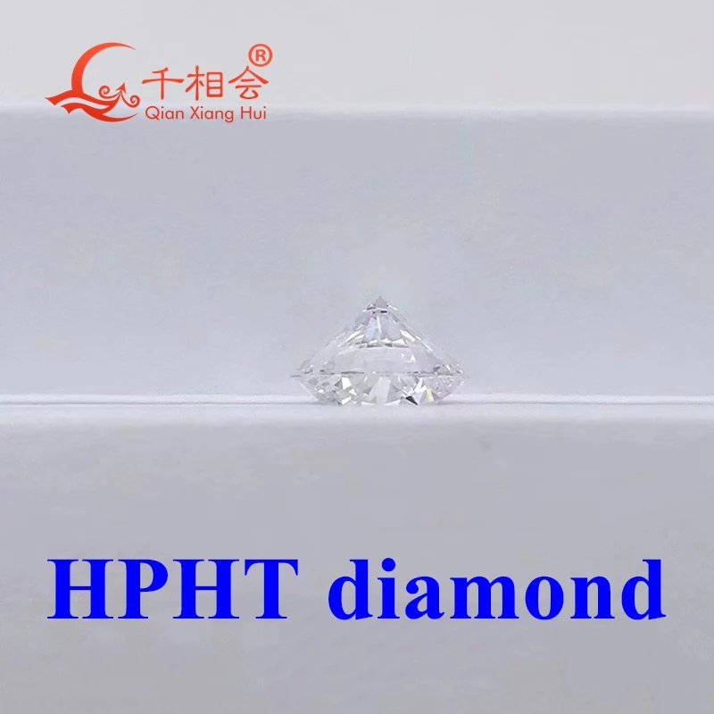 프로모션 HPHT 다이아몬드 IGI 인증 D E 0.5CT -2.2CT VS VVS SI 선명도 3EX 라운드 커팅, 실험실 재배 다이아몬드 루즈 스톤
