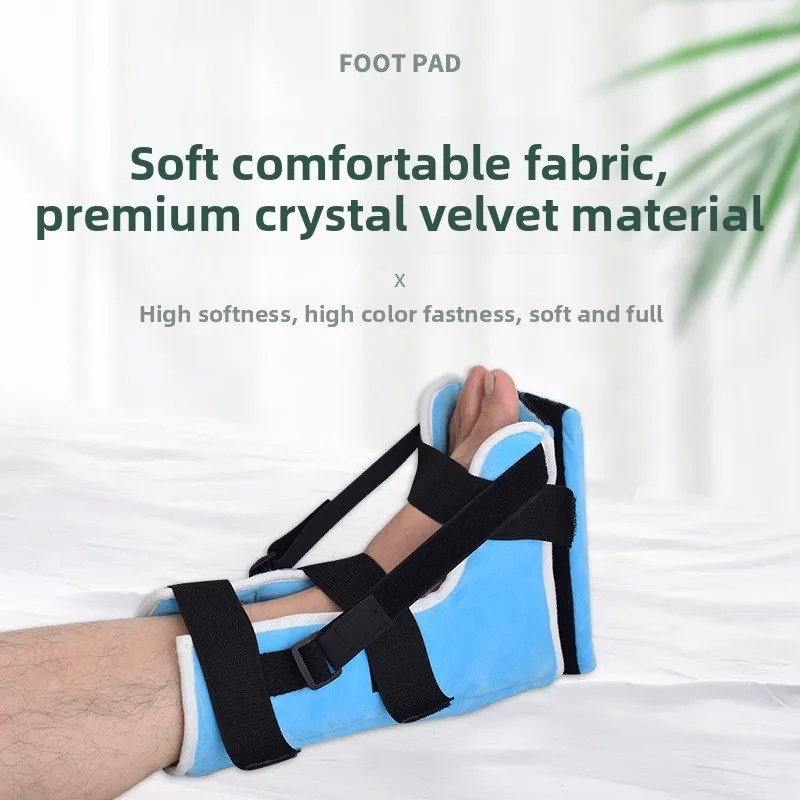 Drop Foot Heel Protector Boot Breathable Pressure Relieving Soft Adjustable Prevent Bedsore Single Boot Heel Pillow Foot Care