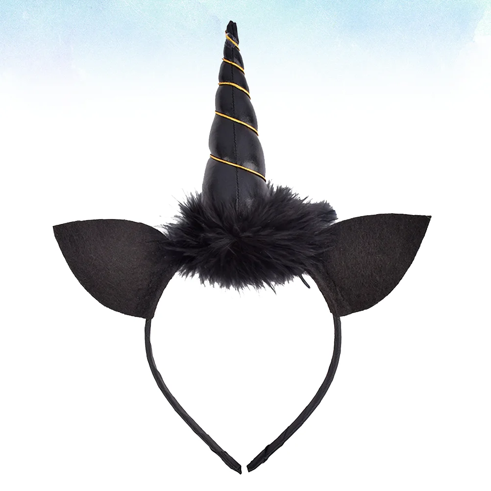 

Head Band Cosplay Party Headdress Headwear Halloween Kids Hair Hoop Unicorn Miss