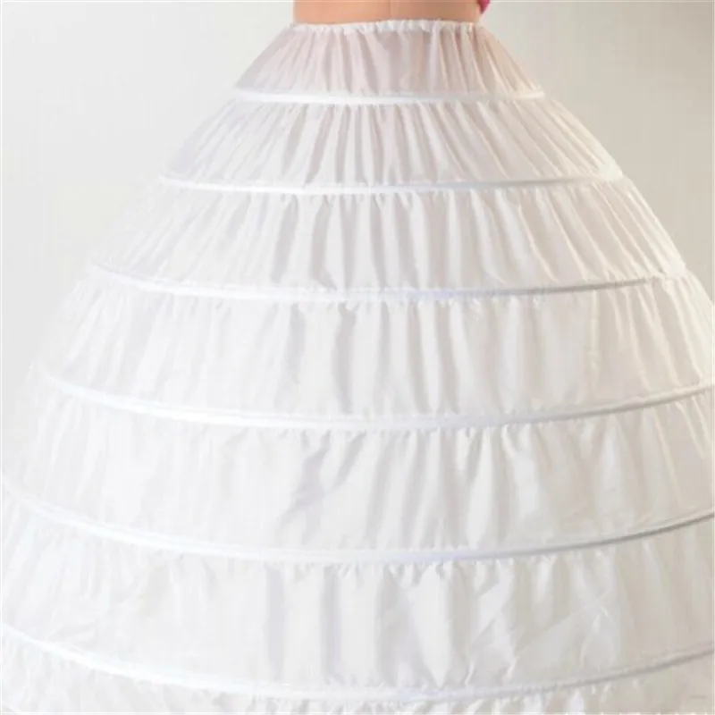 Lace Edge 6 Hoop Wedding Petticoat Underskirt for Ball Gown  Dress 110cm Diameter Underwear Crinoline  Accessories