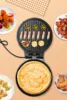 DMWD Electric Baking Pan 26CM Diameter Double-sided Heating Skillet Crepe Maker Non-stick Coating Pizza Pancake Grill 220V 4