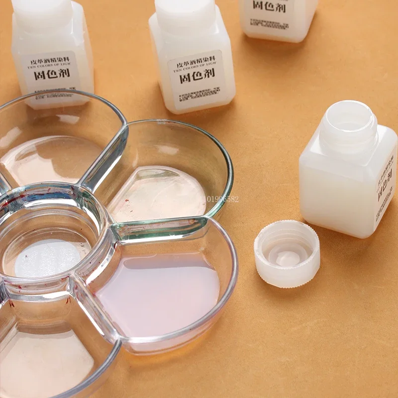 30ml/ Bottle Leather Protective Film Color Fixing Agent DIY Handmade Leather Goods Brightening and Wear-resistant Color Fixing