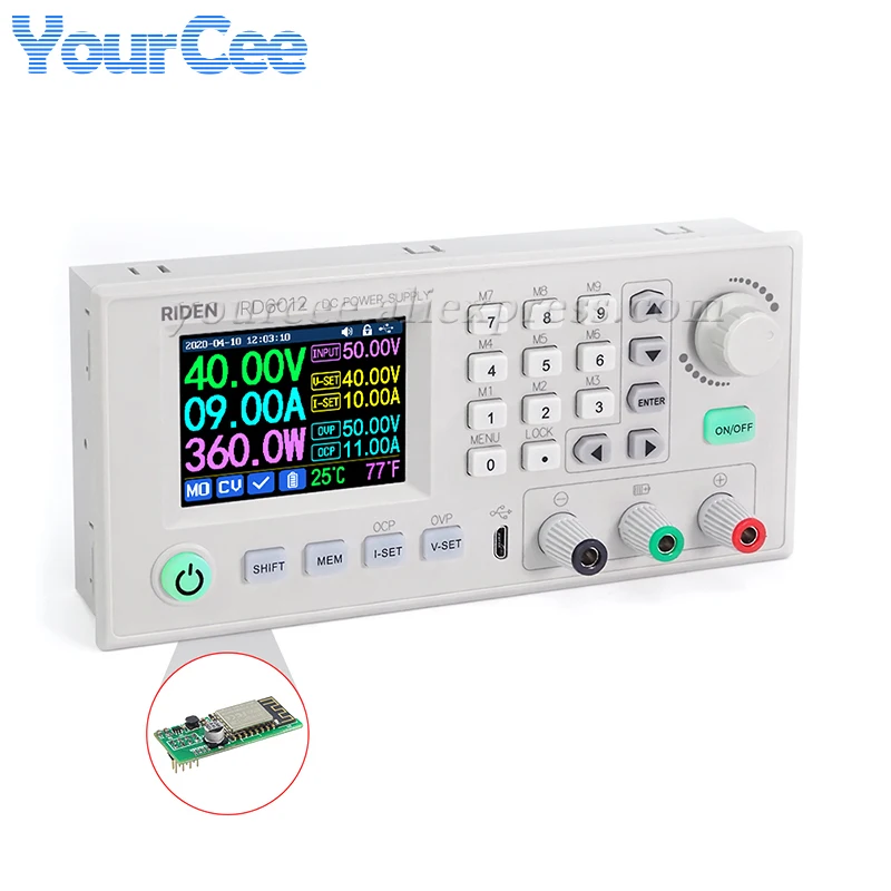USBWiFiStepDownCNCPowerSupplyAdjustableBuckConverterMultimeterVoltmeterRD6012RD6012WRD6018RD6018WRD6006RD6006W-AliExpress