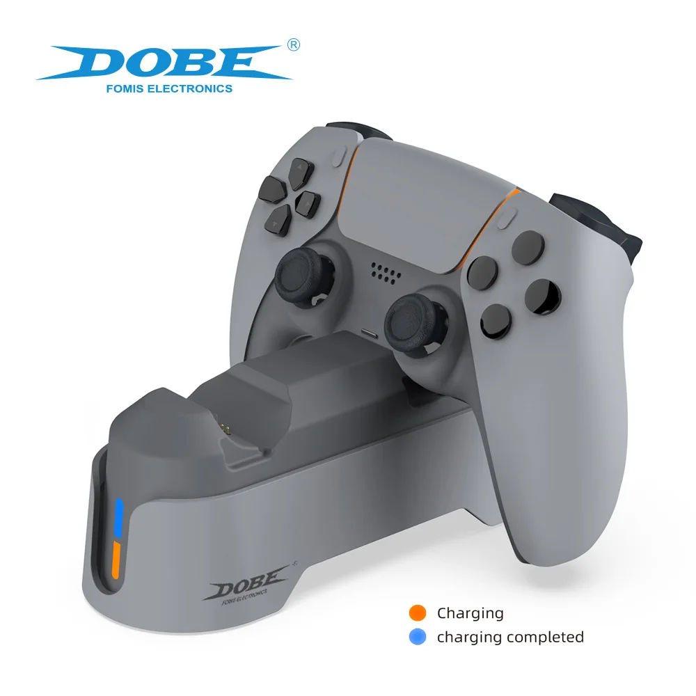 PS5 듀얼 컨트롤러 충전 스테이션 디지털 에디션 PS5 고속 충전기 독용 LED 표시기가 있는 무선 게임 패드 독