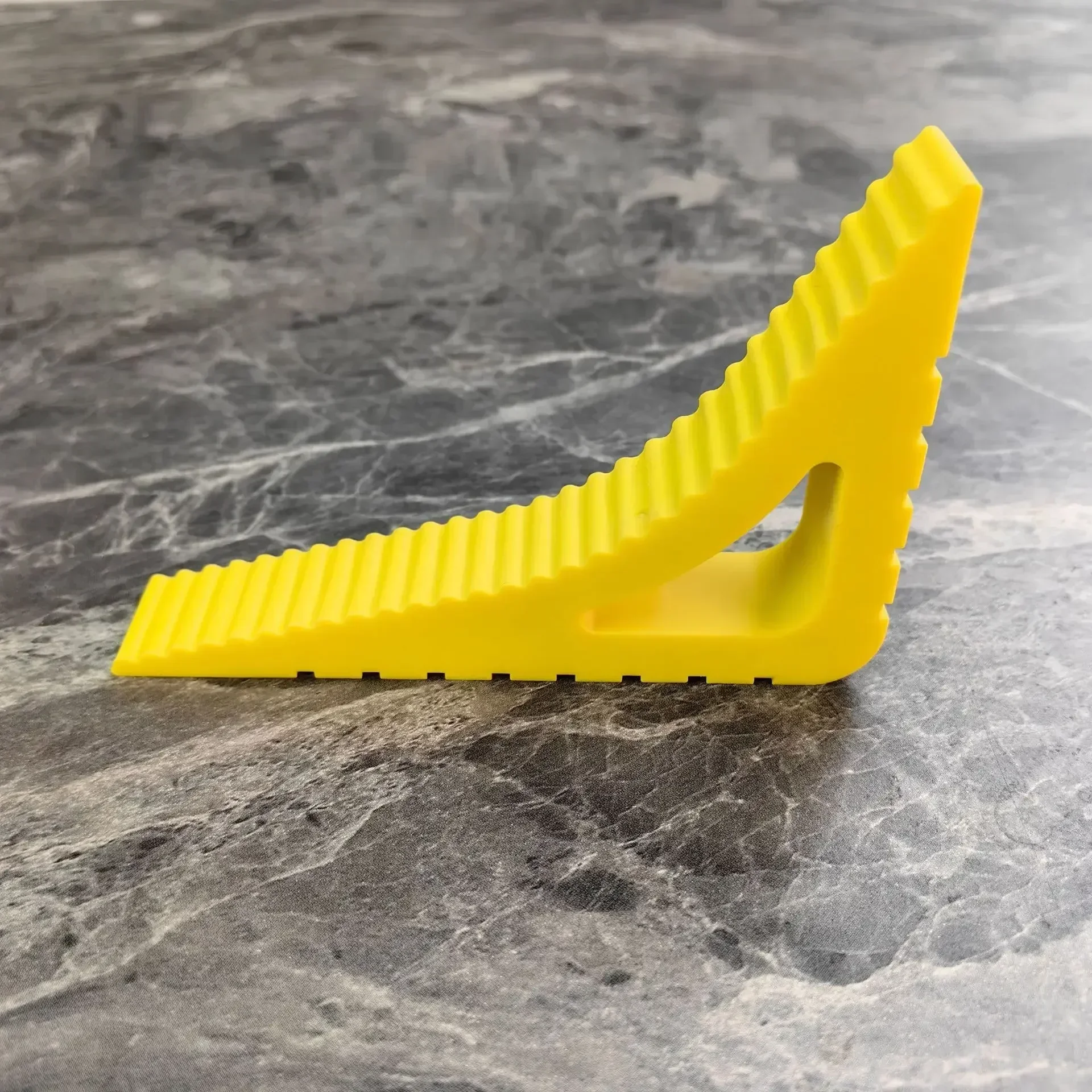 Versatile Rubber Door Stopper - Durable Anti-collision Wedge