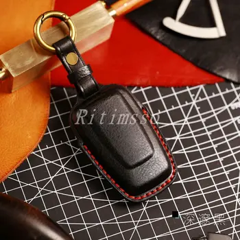 Nuovo caso chiave dell'automobile di cuoio copertura completa Shell per Toyota Prius Camry Corolla CHR C-HR RAV4 Land Cruiser Prado portachiavi accessori - Nuovo caso chiave dell automobile di cuoio copertura completa Shell per Toyota Prius Camry Corolla