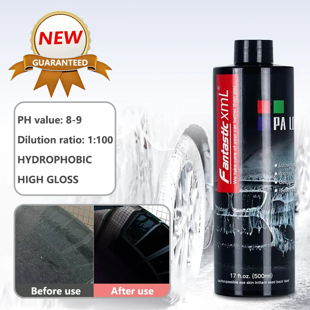 500ml Car Shampoo High Concentration Car Accessories Detailing Wash Super Foam Cleaner Multifunctional Car Maintenance car wash