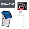 [ With 2 Basketballs + Inflatable Pump] Portable Storage Bag Hang a wall-mounted basketball board for repeated shooting training 4