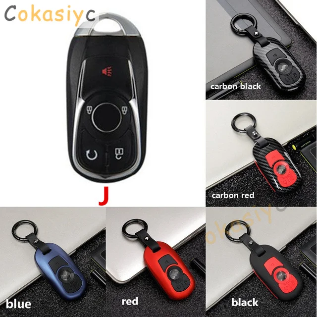 Premium Carbon Fiber Car Flip Key Case Cover – Sleek and Durable Design