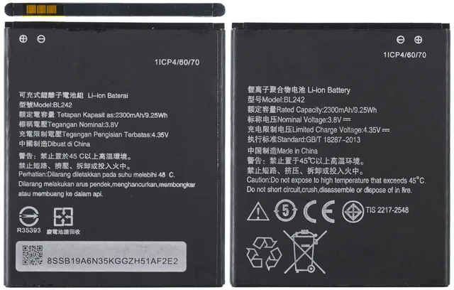 Lenovo Bl242 Battery Lenovo A6000 Plus Battery Battery For Lenovo