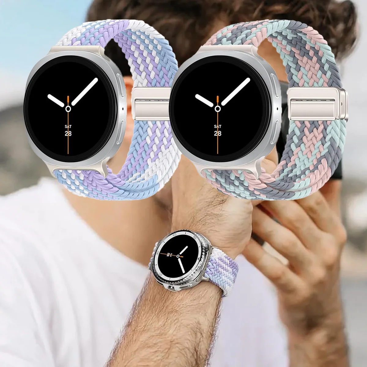 Magnetic Braided Wristband Replacement Strap