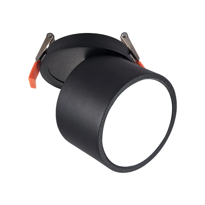 Dimmable LED Downlights Anti-glare Folding Rotation Recessed Ceiling Lamp 110V 220V Driver COB LED Spot Lights