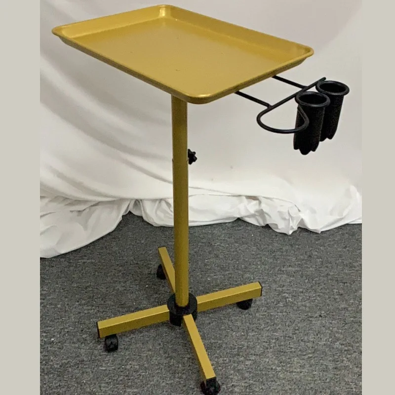 JOSTZHXIN Rolltablett Für Salon & Praxis – Aus Aluminium, Höhenverstellbar & Mobil