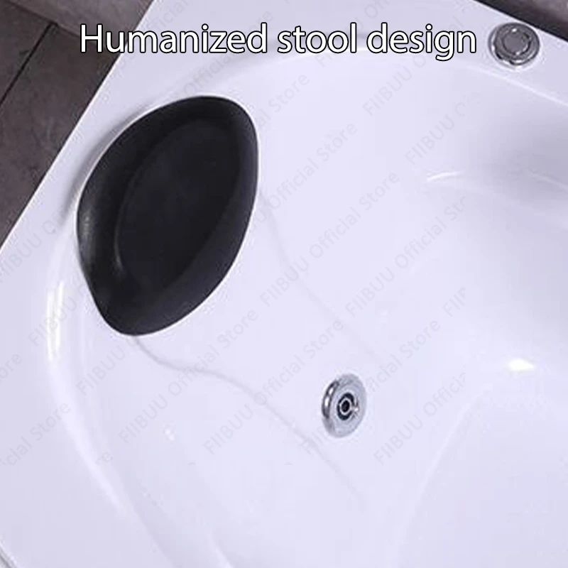 Premium Quality Bathtub Multi Functional Soaking Bath,Acrylic Household Tub With Dual-side Skirt Right Skirt, Bathroom Furniture