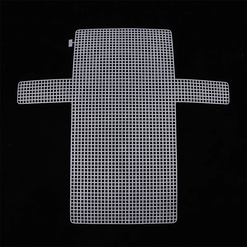 Plastic Weaving Plastic Mesh Cloth For Bag Making DIY Handcraft Bags Weaving Material Bags Made Grid Hook 2Pcs craft supplies