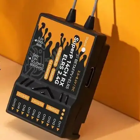 Récepteur ExpressLRS SuperP 14CH PWM 2.4GHz/915MHz/868MHz pour Drone RC