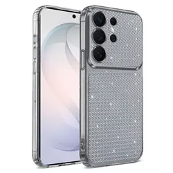 Sparkling Glitter Diamond Pattern Phone Case with Camera Protection - Galaxy S20 FE (Black)
