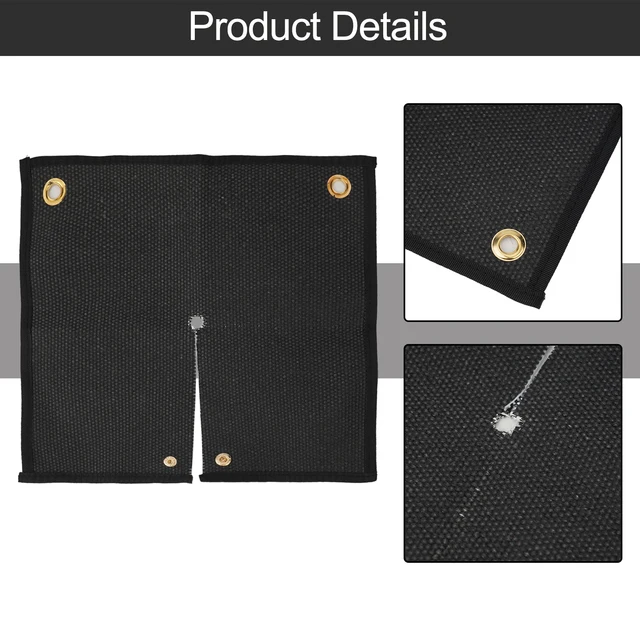High Temperature Resistance For Fire Protection Heat Resistant Blanket Fireproof Welding Mat Cut-Out Opening Design 6