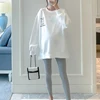 Maternity Autumn Fake Two Tops And Sweaters For Pregnant Women Cartoon Pattern Hoodies For Nursing Mothers Breastfeeding Poleron 6