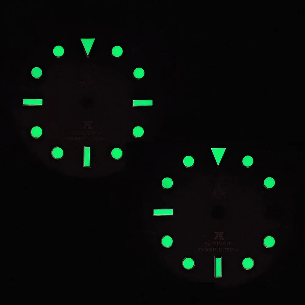 Trendy horloge met grote wijzerplaat - U-Boat stijl - Zwart