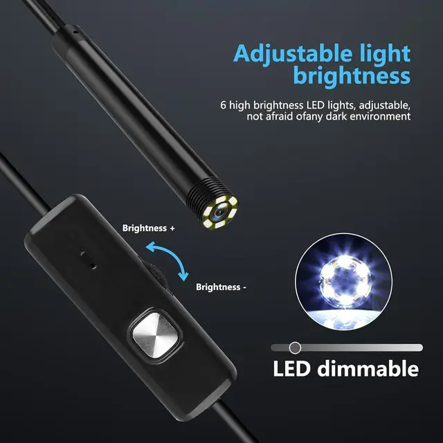 1080P Android Endoscope Camera 3 IN1 Micro USB Type C Borescope Mini Camera Waterproof LED Car Inspection Industrial Camera 4