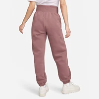 Nike véritable nouveautés femmes taille haute doublé polaire ample cordon pantalon de sport DQ5888-208 2