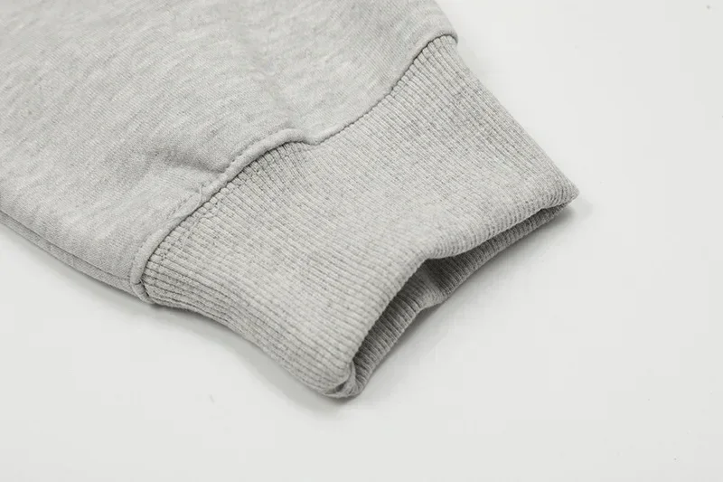 Designer Oversized Hoodie - Luxury Mens Flocked Logo Sweatshirt