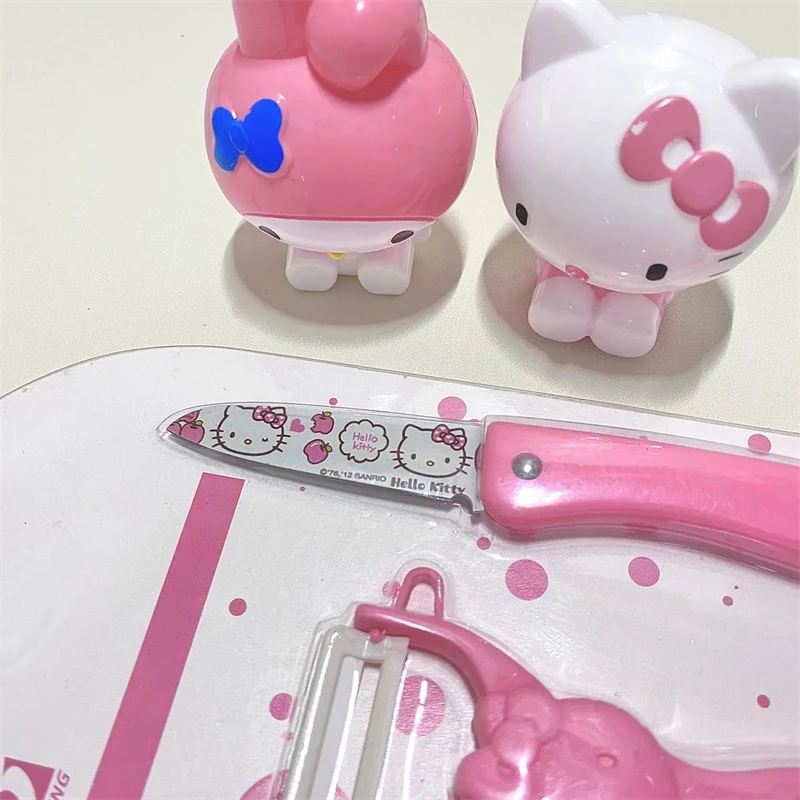 Out-of-print spot Sanrio authorized HelloKitty knife set-chef's knife + fruit  knife with knife set - Shop hellolife Knives & Knife Racks - Pinkoi