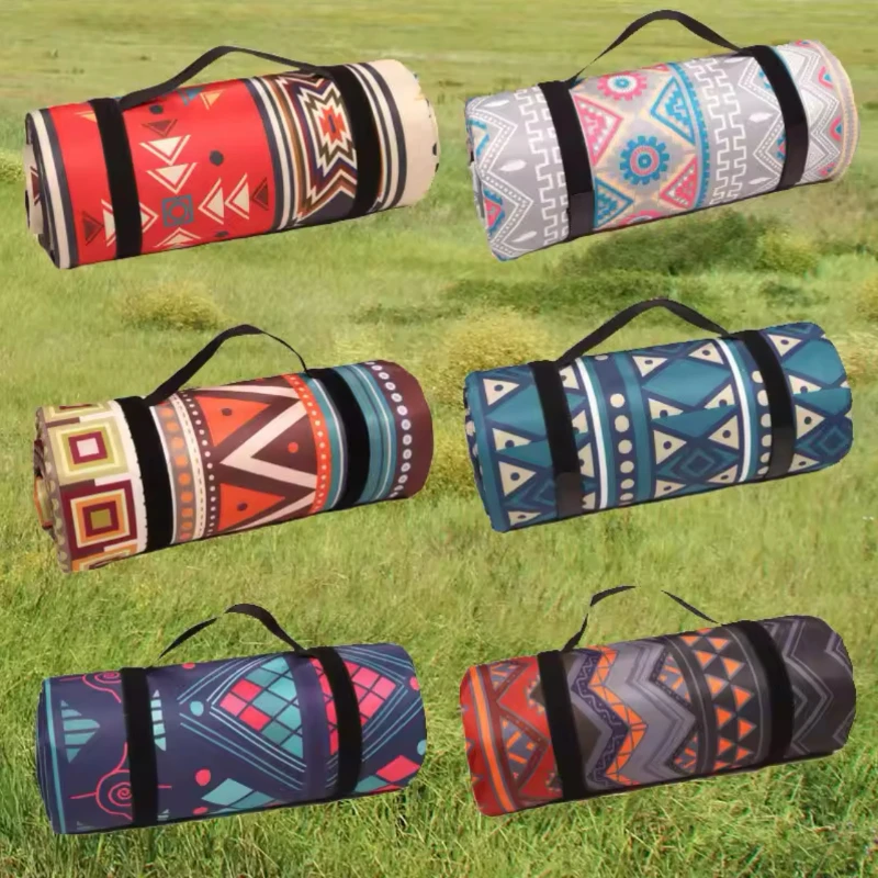 Outdoor Moisture-proof Mat Thickened Outdoor Picnic Picnic Cloth Floor Mat Portable Waterproof and Moisture-proof Beach Mat Outdoor Moisture-proof Mat Thickened Outdoor Picnic Picnic Cloth Floor Mat Portable Waterproof and Moisture-proof Beach Mat