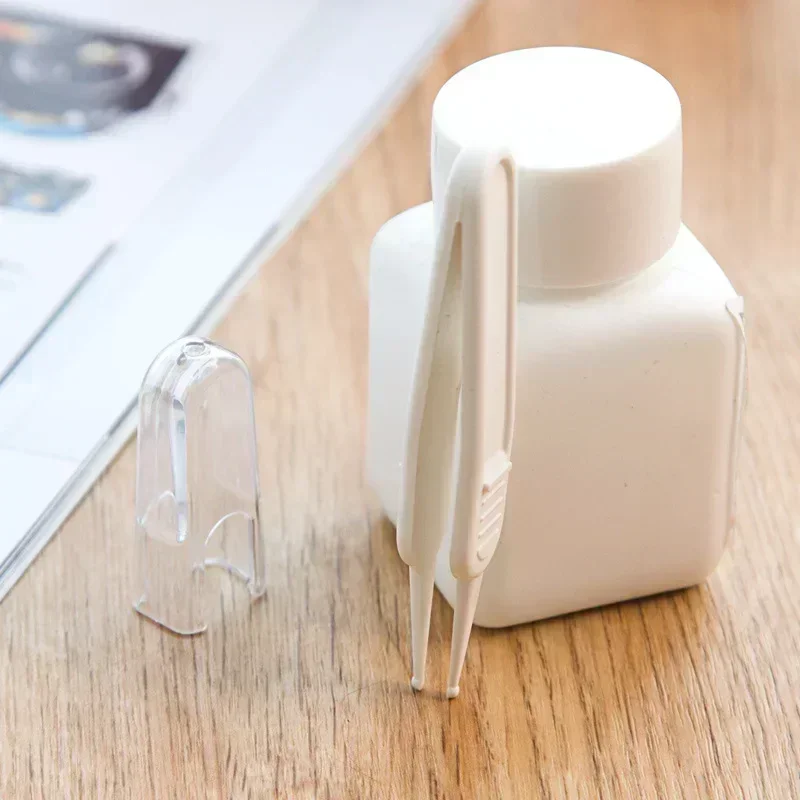 Tweezers Cleaning Forceps Baby Plastic Tweezers Nose Cleaner Tool Toddler Nasal Cavity Care Supplies Baby Essentials Kids Safety