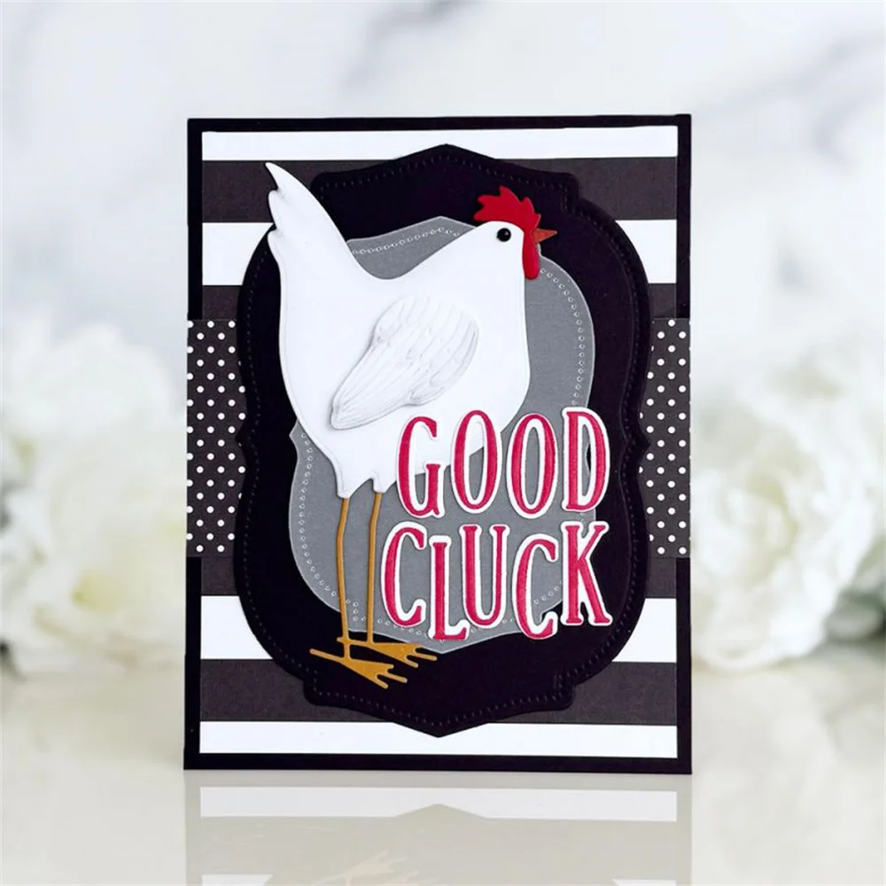 컨트리 루스터 다이 금속 커팅 다이 스텐실 카드 만들기용 스크랩북 DIY 공예품 새로운 다이 용품 2026 봄 몰드