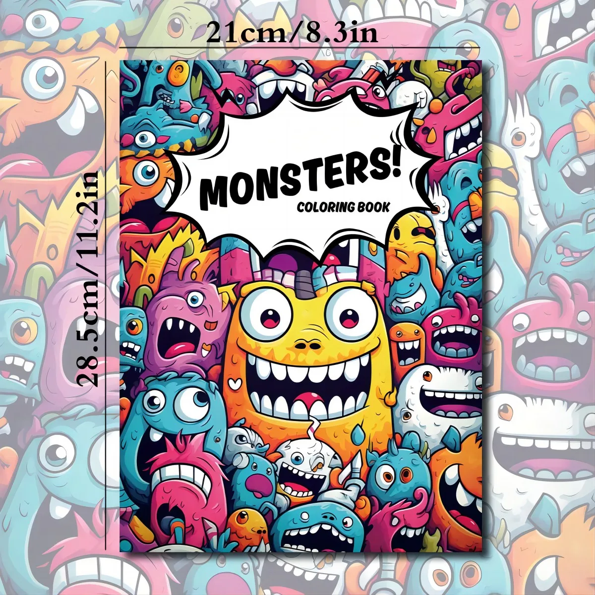 1pc,Adult Coloring Book,Teenagers Coloring Book,25 Different Patterns,100gsm Thick Paper,Stress Relief,Birthday Gift 2