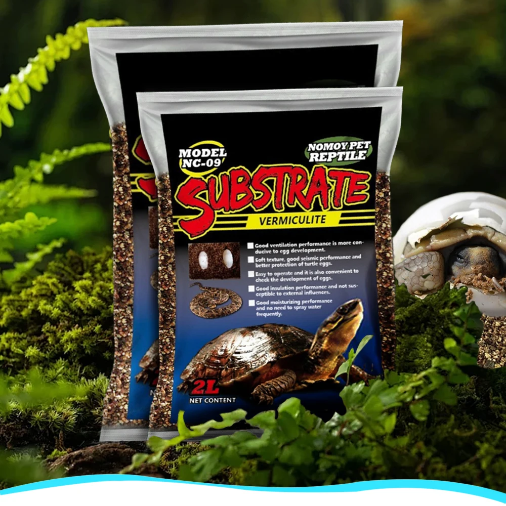 2/4L Perlite Vermiculite Coconut Soil Turtle Egg Incubation Substrate Garden Potting Soil Mix Media Reptile Breeding reptile bedding material,coco coir brick