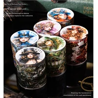 1Roll 2M Tape Punk City Series DIY loop Stickers for Mechanical punk style landscaping Adhesives Supplies Scrapbook cut 60mm*2m 1