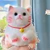 Big Kitty Cat Taba Squeeze Silicone Handmade Squeeze Toy Super Big Cat Fuzzy Kitten Mochi Toy Hand Relax Stress Release Gift 6