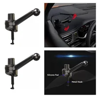 Universal Car Air Vent Clip Mount 17mm Ball Head Base Spiral Hook for Car Air Outlet Mobile Phone Holder for GPS Stand - Image 4
