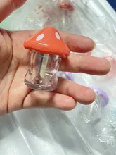  Mushroom Shape Empty Transparent Lipgloss Packing Containers Cosmetic Lip Glaze Tubes Lipgloss Packaging Container DIY Lipstick 
