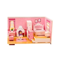 Paper 3D Jigsaw Puzzle Handmade Bedroom Livingroom Kitchen Bathroom Kindergarten Small Gift Learning Children Educational Toys 1