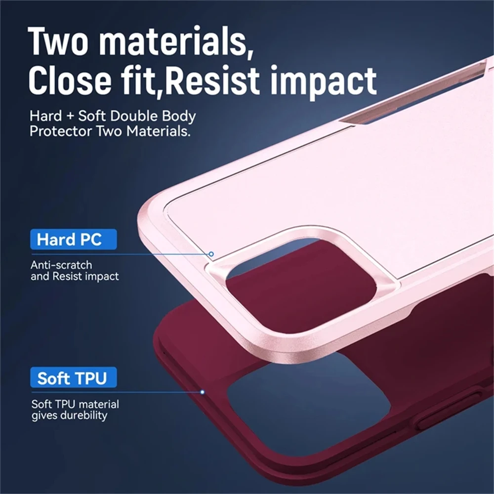 Shockproof Phone Case For Iphone Pro Max Plus Rugged Protection_voghion.com