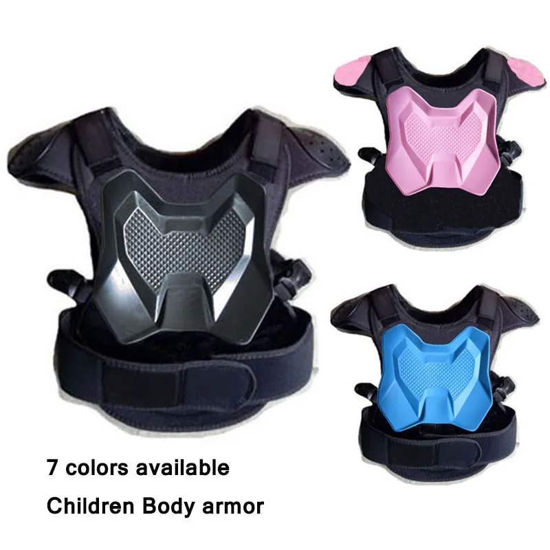 Youth Child Motorcycle Body Protector Vest Armor Kids Motocross Motorbike Balance Bike Chest Spine Protection waistcoat
