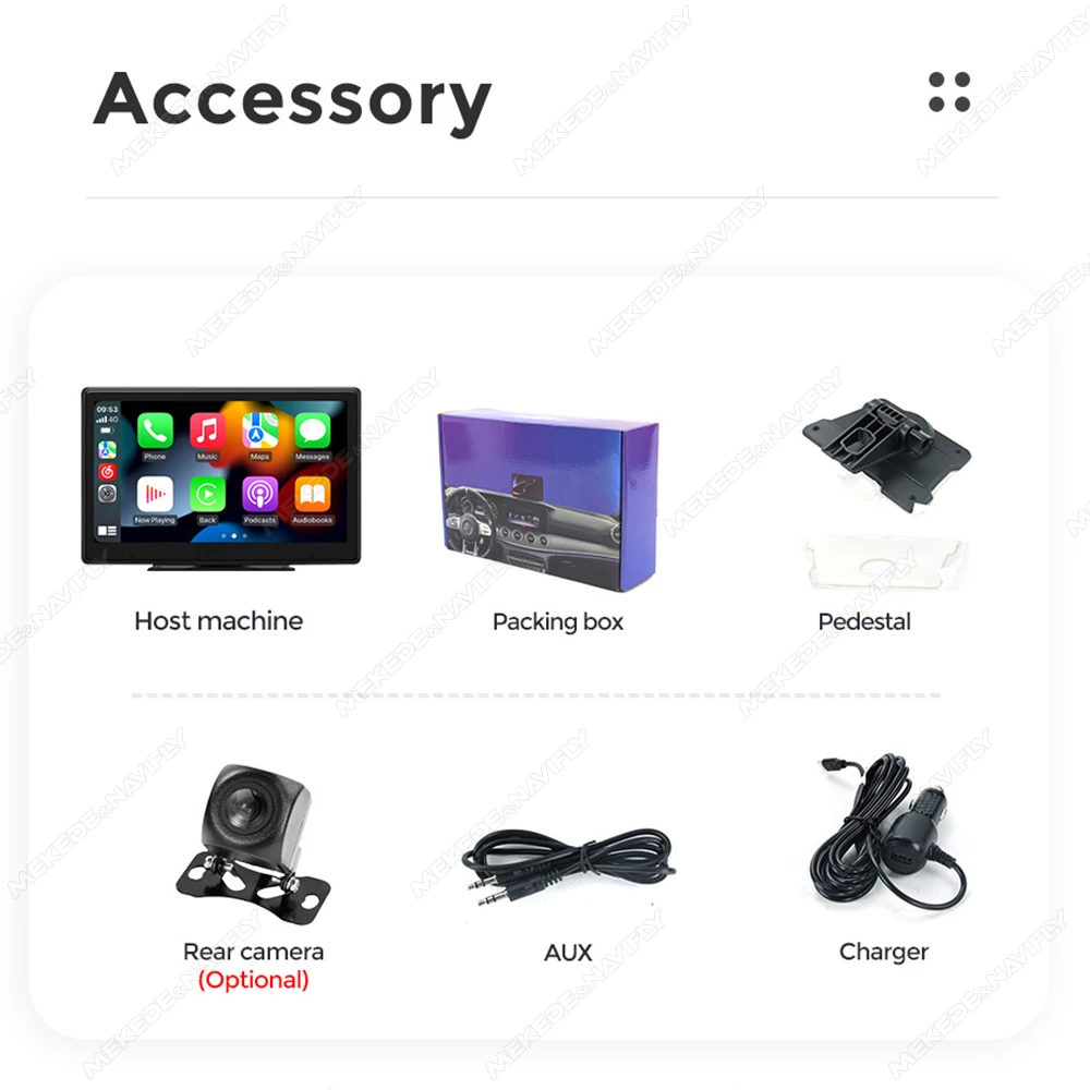 Wireless Android Auto Carplay  7/9/10.1inch Smart screen car intelligent systems Autoradio Car Radio Multimedia Video Player BT